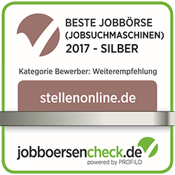 Silber für stellenonline.de beim Jobbörsencheck 2017